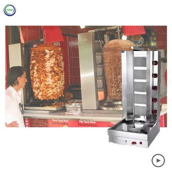 Grill de 4 arzatoare pentru Shaorma 220V