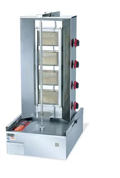 rotisor de 4 arzatoare pentru shaorma gas propan